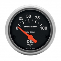 Sport Comp 2-1/16" Oil Pressure Gauge - 100 psi