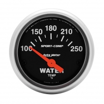 Sport-Comp 2-1/16" Water Temp Gauge - 100-250 Degree