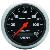 Sport-Comp 3-3/8" Electric Speedo - 120 mph