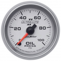 Ultra-Lite II 2-1/16" Oil Gauge - 0-100 psi