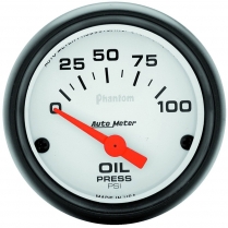 Phantom 2-1/16" Electric Oil Pressure Gauge- 0-100psi
