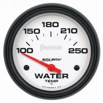 Phantom 2-5/8" Electric Water Temp Gauge - 100-250 degree