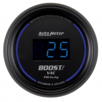 Cobalt Digital 2-1/16" Vacuum/Boost, Blue - 30 in hg/30 psi