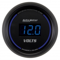 Cobalt Digital 2-1/16" Voltmeter Gauge, - 8-18 volt