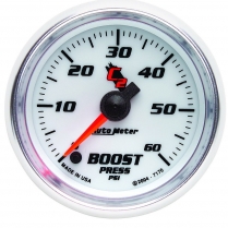 C2 Series 2-1/16" Boost Gauge - 0-60 psi