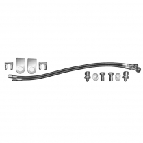 GM Early 70-77 14" Braided Stainless Brake Caliper Hose Kit