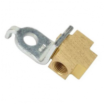 Brake Line Tee with Mounting Tab for 3/16" Brake Line