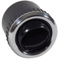 Round A/C Vent Single Vane with Billet Trim - 2-1/2"