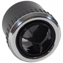 Round A/C Vent with Billet Trim - 2-1/2"
