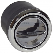 Round A/C Vent All Chrome - 2-1/2"