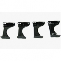 1932 Ford Pass Car & Pickup Black Running Board Braces