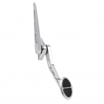 Mini Oval Throttle Pedal Assembly - Aluminum & Rubber