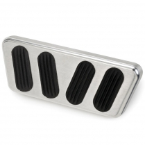 1969-70 Mustang Brake Pedal Pad - Aluminum & Rubber