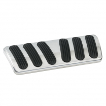 1967-69 Dart & Cuda Brake Pedal Pad - Aluminum & Rubber