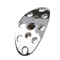Lokar Lakester Brake or Clutch Pedal Pad - Chrome