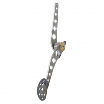 Lokar Lakester Throttle Pedal Assembly - Raw Steel