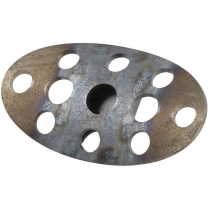 Lokar Lakester Steel Brake Pedal Pad - Raw Finish