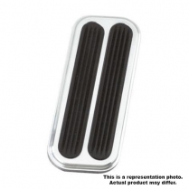 1997-04 Corvette Throttle Pedal Pad Only - Aluminum & Rubber