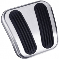 1967-68 Camaro/FB E-Brake Pedal Pad - Alum & Rubber