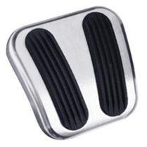 1964-67 Chevelle Curved E-Brake Pad - Aluminum & Rubber