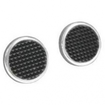 Goolsby Edition Brake or Clutch Pedal Pad - Chrome & Rubber