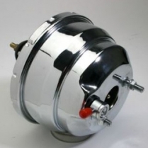 Power Brake Booster 8" Dual Diaphragm - Chrome