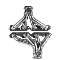 1927-48 Street Rod BBC Block Hugger Headers - Silver Coated