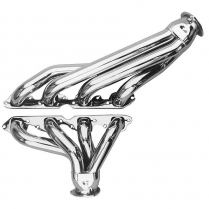 1955-57 Chevy BB Block Hugger Headers - Plain Steel