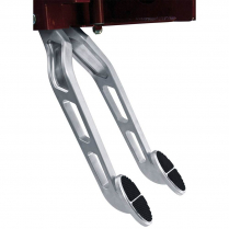 Kugel 90 Deg XL Oval Auto Brake Pedal Arm - Alum & Rubber