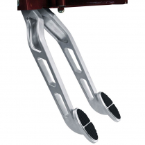 Kugel 90 Deg Oval Brake & Clutch Pedal Arms - Alum & Rubber