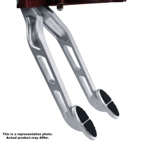 Kugle 90 Deg Rect Brake & Clutch Pedal Arms - Alum & Rubber