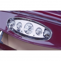 5-Gauge Alum Dash Insert for VDO & Auto Meter - Polished