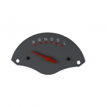 1955-56 BelEra Gray Gear Selector Gauge with Overdrive