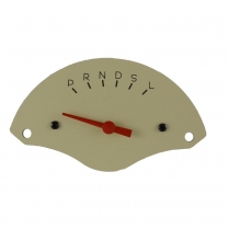 1955-56 BelEra Tan Gear Selector Gauge with Overdrive