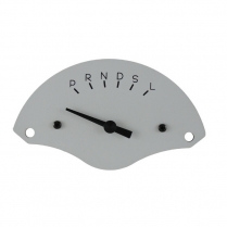 1955-56 BelEra White Gear Selector Gauge with Overdrive