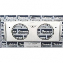 1940-46 Chevy P/U All 2 Gauge Quad 3-3/8" Dash Insert