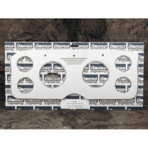 1955-59 GMC P/U Classic & Dolphin 2 Gauge 3-3/8" Dash Insert