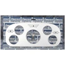 1935-37 Ford P/U Dash Insert for Stewart Warner - 3-3/8"