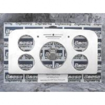 1938-39 Ford P/U Classic & Dolphin 5 Ga 3-3/8" Dash Insert