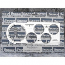 1948-50 Ford P/U Classic Dolphin 5 Gauge 3-3/8" Dash Insert