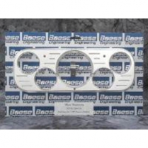 1937-38 Chevy Car Classic or Dolphin 5 Ga 3-3/8" Dash Insert