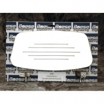 1933-34 Ford Car Glove Box Door Cover - Polished