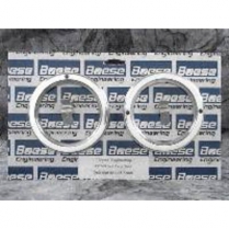 1937-39 Ford Car or P/U 2 Gauge Quad 3-3/8" Dash Inserts