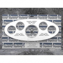 1933-34 Plymouth Car Auto Meter 5 Gauge 3-1/8" Dash Insert