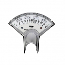 1955-56 Chevy Pass White BelEra III Gauge Kit