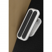 Rectangular Foot Rest Pad - Aluminum & Rubber