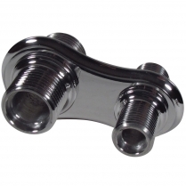 2 Way A/C Bulkhead - Polished