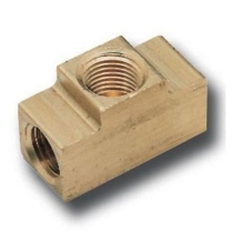 Brass Brake Line Tees for 3/16" Inverted Flare Line
