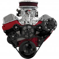 Tru Trac Serp System Chevy 348 & 409 Alt Only - Black
