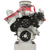 Tru Trac Serpentine System Alternator Only Ford FE - Black